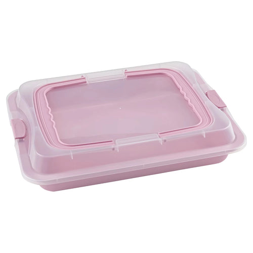Backformen mit Transporthaube, Backblech, Rosa