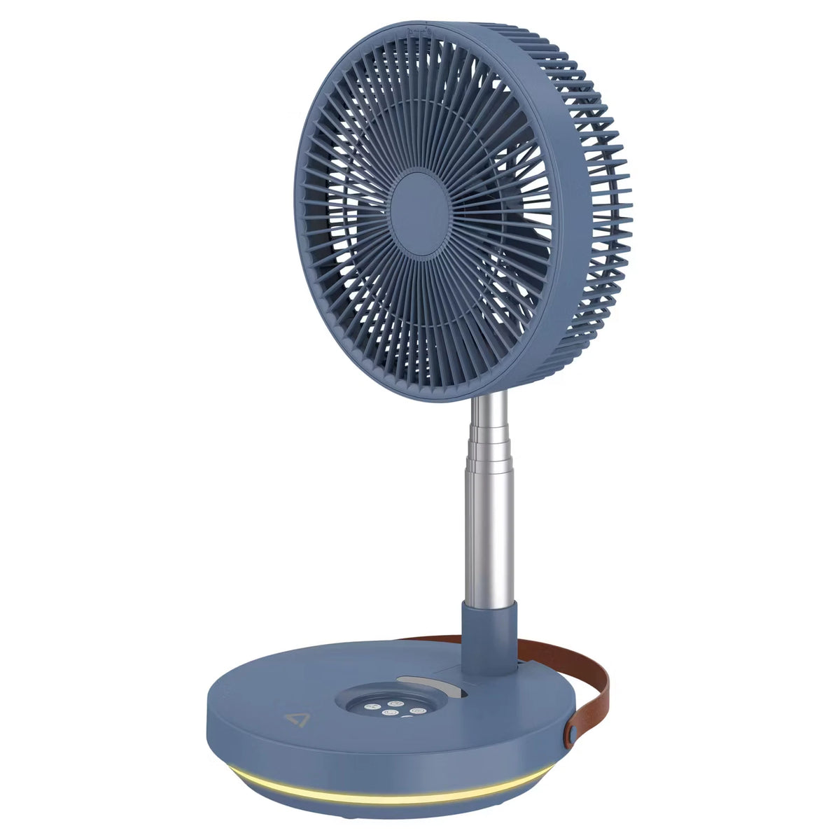 Tragbarer Teleskopventilator, Hellblau