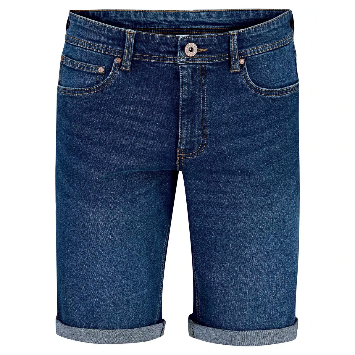 Herren Jeans Shorts, Dunkelblau, 54