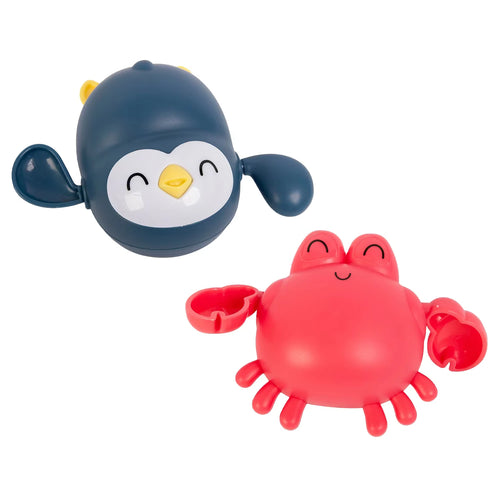 Bade- und Pool-Spielzeug, Pinguin & Krabbe