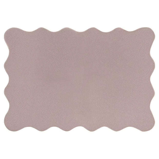 Design Teppich, Einfarbig, Taupe