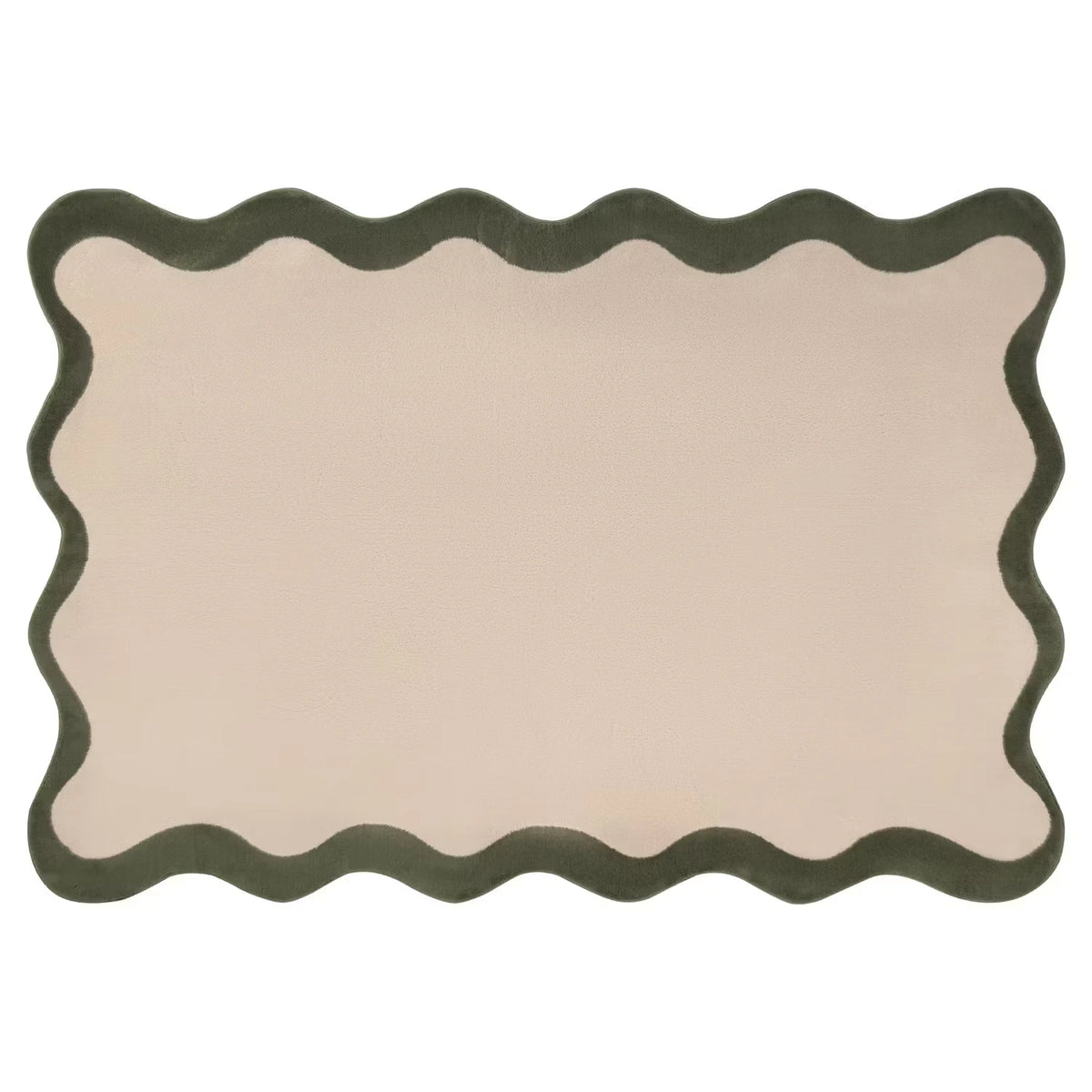 Design Teppich, Zweifarbig, Beige/Bunt