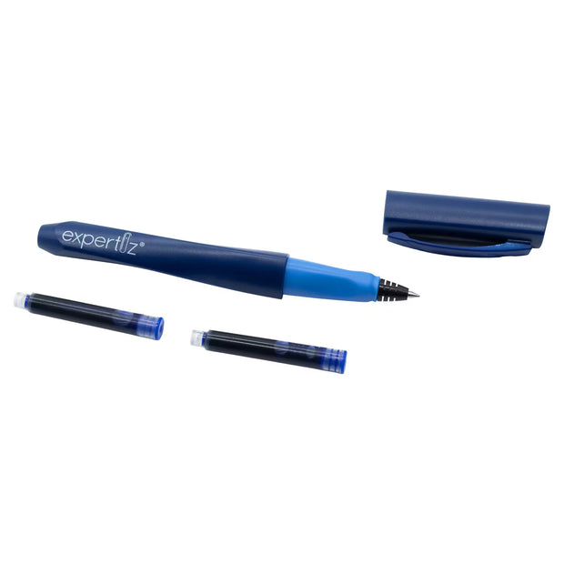 Füllfederhalter oder Tintenroller, Tintenroller, Tiefblau