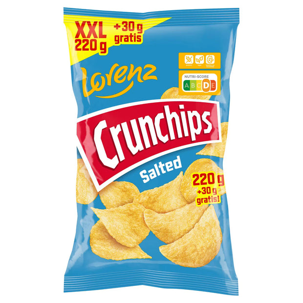 Crunchips XXL 250 g, Salted