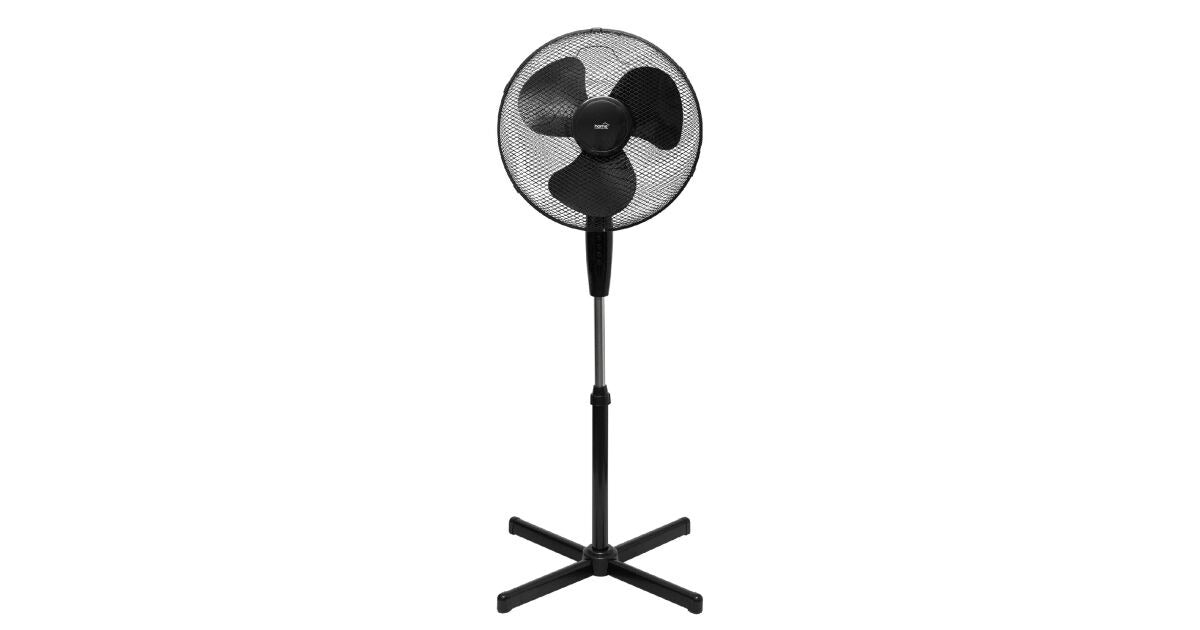 Home SF40BK schwarzer Standventilator mit 40 cm Flügeldurchmesser – Produktansicht 1